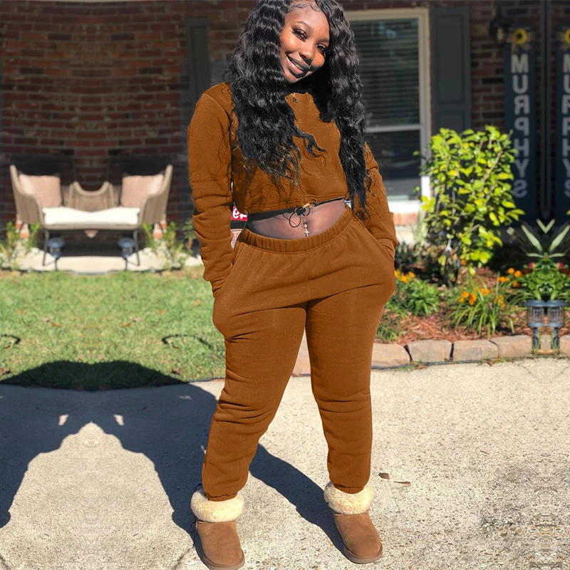 Autumn Spring Solid Color Two Pieces Running Sets Women's Tracksuit Long Sleeve Sweatshirt+Sweatpants Workout Fitness Outfits
Autumn Spring Solid Color Two Pieces Running Sets Women's Tracksuit Long Sleeve Sweatshirt+Sweatpants Workout Fitness Outfits