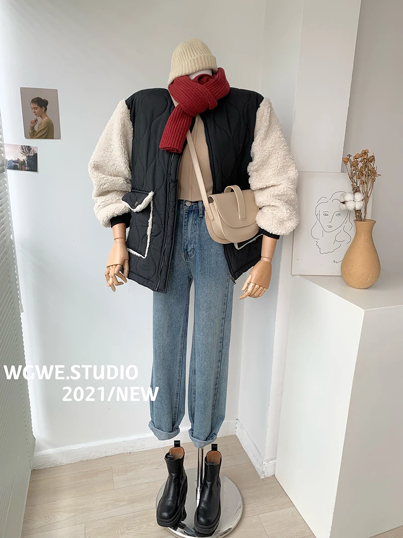 2021 Autumn Wool Flaps Sleeve Baseball Padded Overcoat for Women Warm Winter Loose Padded Jacket Ladies Casual Cotton Outwear
2021 Autumn Wool Flaps Sleeve Baseball Padded Overcoat for Women Warm Winter Loose Padded Jacket Ladies Casual Cotton Outwear