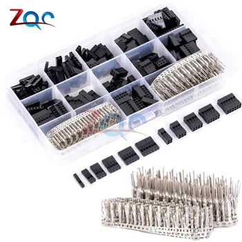 620Pcs/set 2.54mm Male+Female Dupont Wire Jumper Line Cable 1/2/3/4/5/6/8 Pin Header Connector Housing Electronic DIY Kit
620Pcs/set 2.54mm Male+Female Dupont Wire Jumper Line Cable 1/2/3/4/5/6/8 Pin Header Connector Housing Electronic DIY Kit