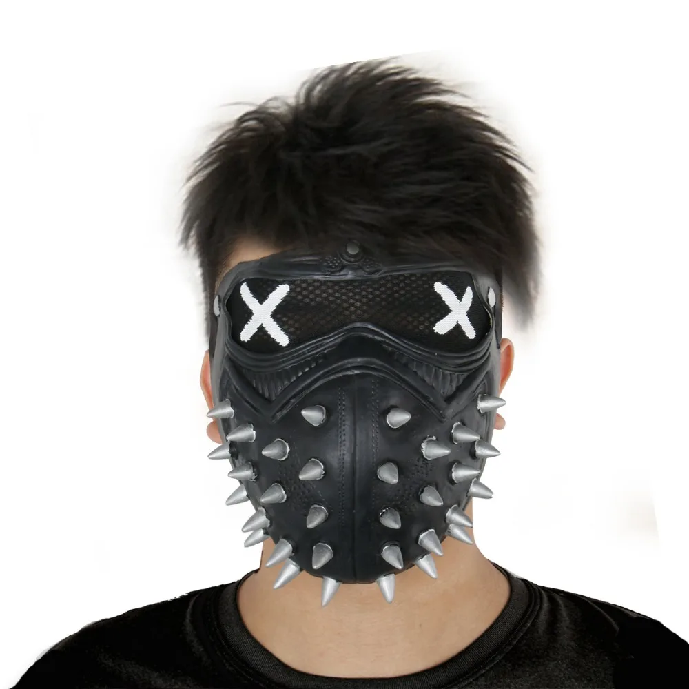 Game Watch Mask Dogs 2 WD2 Marcus Holloway Wrench Cosplay Face Mask Half Face Unisex Black PVC Party Halloween Props
Game Watch Mask Dogs 2 WD2 Marcus Holloway Wrench Cosplay Face Mask Half Face Unisex Black PVC Party Halloween Props