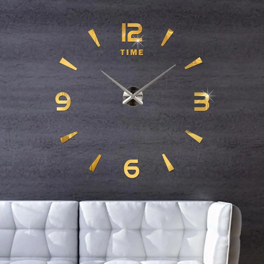 YAMEID Large Silent 3D Wall Clock Modern Pendulum Design, Metallic Wall Clock Home Office Decoration DIY Digital Acrylic
YAMEID Large Silent 3D Wall Clock Modern Pendulum Design, Metallic Wall Clock Home Office Decoration DIY Digital Acrylic