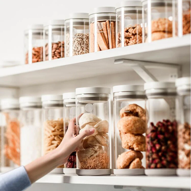 Food Storage Container Kitchen Refrigerator Noodles Multigrain Storage Tank Transparent Glass Sealed Jar Kitchen Food Container
Food Storage Container Kitchen Refrigerator Noodles Multigrain Storage Tank Transparent Glass Sealed Jar Kitchen Food Container