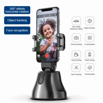 360 Rotation Auto Face Tracking Gimbal ApaiGenie Smart Phone Stand Object Tracking Selfie Stick for Photo Vlog Live Video Record
360 Rotation Auto Face Tracking Gimbal ApaiGenie Smart Phone Stand Object Tracking Selfie Stick for Photo Vlog Live Video Record