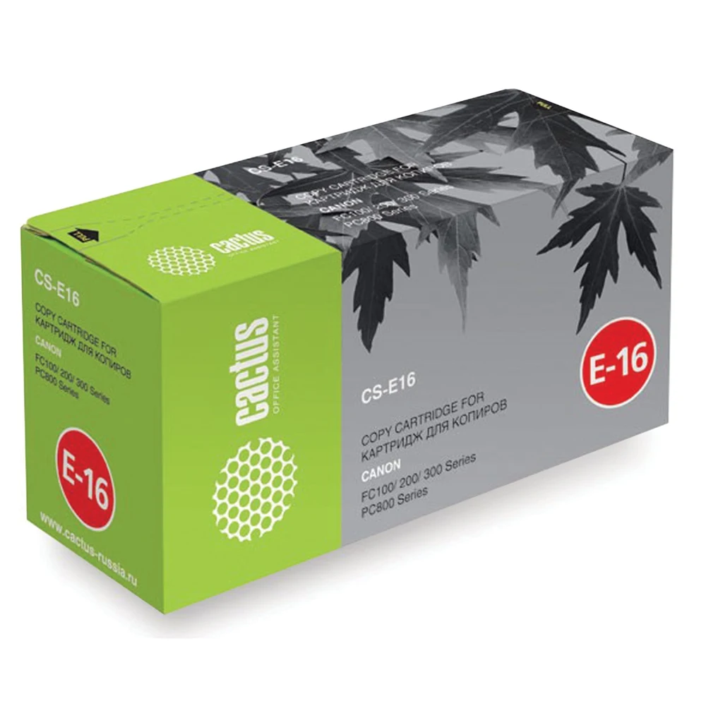 Laser cartridge CACTUS CS-E16 for CANON FC-108 128 PC750 880 resource 2000 pages. printer office Toner Powder Supplies Electronics Computer |