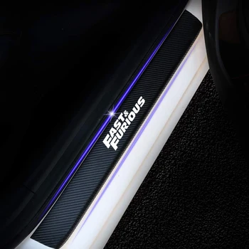 4Pcs The Fast and the Furious Car Carbon Fiber Door Sill Protector Sticker Racing Emblem Badge For Chevrolet Volkswagen Ford Kia
4Pcs The Fast and the Furious Car Carbon Fiber Door Sill Protector Sticker Racing Emblem Badge For Chevrolet Volkswagen Ford Kia