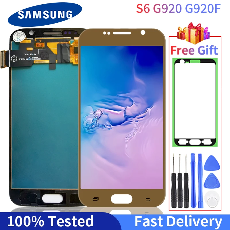 100% tested TFT Qulity For SAMSUNG Galaxy S6 LCD G920 SM-G920F G920F G920FD Display Touch Screen Digitizer Assembly
100% tested TFT Qulity For SAMSUNG Galaxy S6 LCD G920 SM-G920F G920F G920FD Display Touch Screen Digitizer Assembly