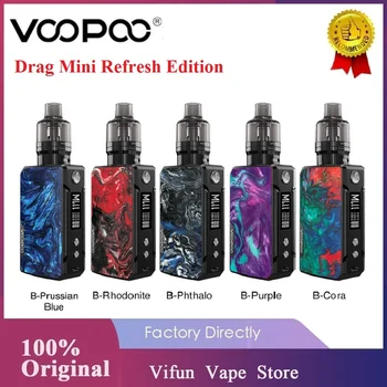 Original VOOPOO Drag Mini 117W TC Kit Refresh Edition With 4.5ml PNP Tank & 4400mAh Battery Fit PnP Coils Vape kit VS Drag X / 2
Original VOOPOO Drag Mini 117W TC Kit Refresh Edition With 4.5ml PNP Tank & 4400mAh Battery Fit PnP Coils Vape kit VS Drag X / 2