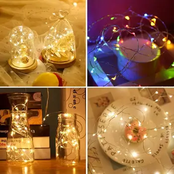 2m/1m Battery Operated Led Copper Wire String Lights For Wedding Christmas Garland Festival Party Decoration Lamp
2m/1m Battery Operated Led Copper Wire String Lights For Wedding Christmas Garland Festival Party Decoration Lamp
