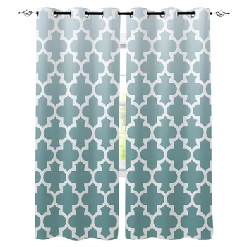Cyan Grey Gradient Retro Morocco Window Curtains Living Room Fabric Drapes Curtain Home Decor Curtains for Bedroom
Cyan Grey Gradient Retro Morocco Window Curtains Living Room Fabric Drapes Curtain Home Decor Curtains for Bedroom