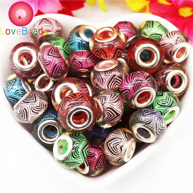 50pcs Love Heart Color Stripe Large Hole Resin Bead fit European Charms Pandora Bracelets Bangle and Necklace DIY Jewelry Making
50pcs Love Heart Color Stripe Large Hole Resin Bead fit European Charms Pandora Bracelets Bangle and Necklace DIY Jewelry Making