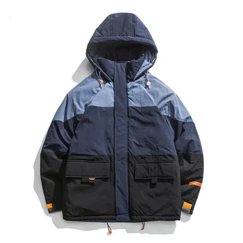 More Pocket Work Clothes Cotton Man Fund Loose Split Joint Leisure Time Loose Coat Even Hat Cotton-padded Clothes
More Pocket Work Clothes Cotton Man Fund Loose Split Joint Leisure Time Loose Coat Even Hat Cotton-padded Clothes