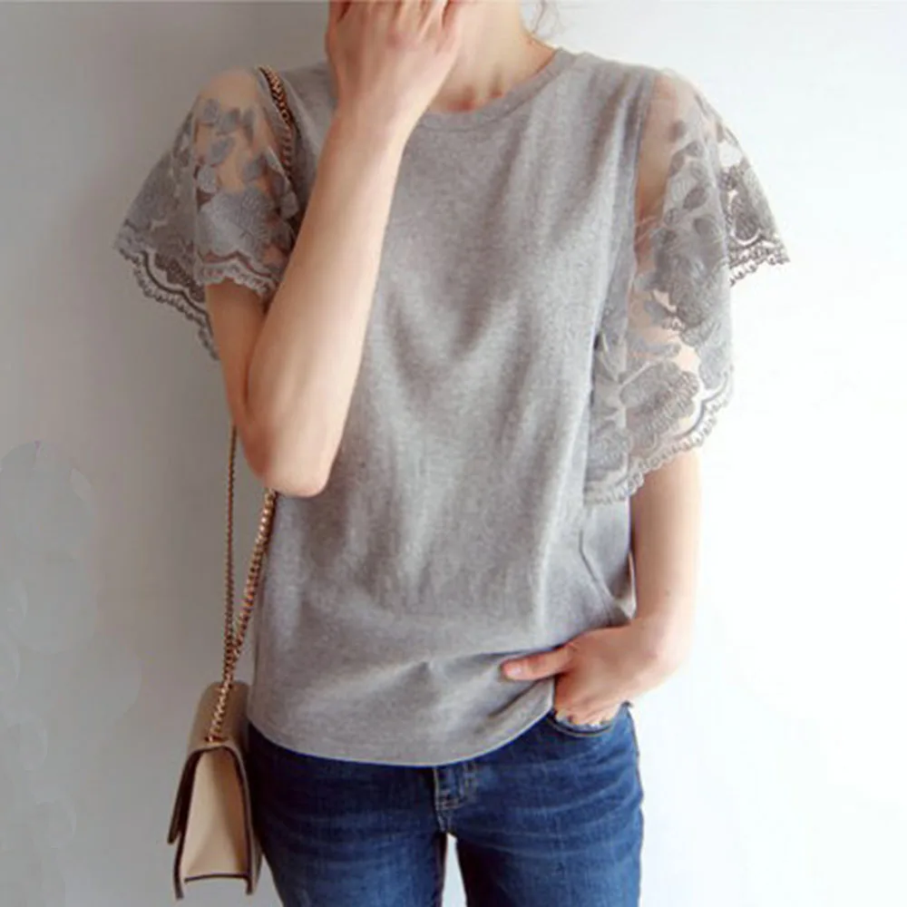 SisjulyWomen Casual Round Neck Shirt Blouse 2020 Korean Janpanese Casual New Delicate Lace Short-sleeved Top Tee Daily Home Tops
SisjulyWomen Casual Round Neck Shirt Blouse 2020 Korean Janpanese Casual New Delicate Lace Short-sleeved Top Tee Daily Home Tops