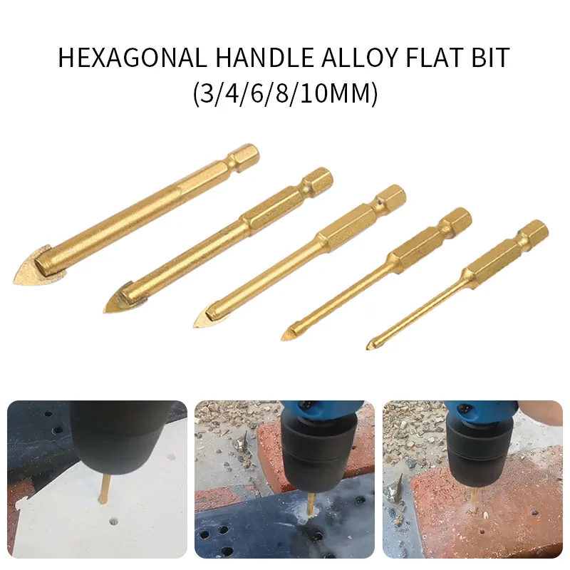 Cross Hex Tile Glass Drill Bit Ceramic Concrete Hole Opener Alloy Triangle Drill 3/4/5/6/8/10/12mm Drill Core Tool Accessories
Cross Hex Tile Glass Drill Bit Ceramic Concrete Hole Opener Alloy Triangle Drill 3/4/5/6/8/10/12mm Drill Core Tool Accessories