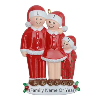 Free Personalization - Pajama Family of 3 Ornament Personalized Christmas Tree Decoration Christmas Creative Gift
Free Personalization - Pajama Family of 3 Ornament Personalized Christmas Tree Decoration Christmas Creative Gift