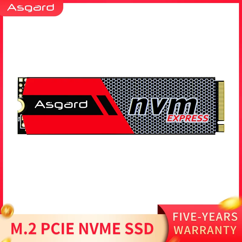 Внутренний жесткий диск Asgard 3D NAND 256 ГБ 1 ТБ M.2 NVMe pcie SSD винчестер для ноутбука ПК PCIe