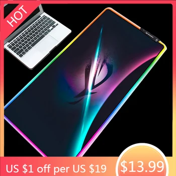 Yuzuoan Cool ROG Prodigal Eye RGB Mouse Pad LED Cool Marquee Backlit Desktop Decoration Pad
Yuzuoan Cool ROG Prodigal Eye RGB Mouse Pad LED Cool Marquee Backlit Desktop Decoration Pad