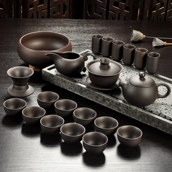Dropship Yixing Purple sand tea set black/red ceramic kung fu Teapot, handmade Purple sand teapot teacup gaiwan Tureen tea
Dropship Yixing Purple sand tea set black/red ceramic kung fu Teapot, handmade Purple sand teapot teacup gaiwan Tureen tea