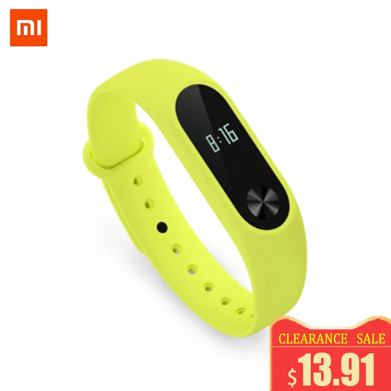 

Original Xiaomi Mi Band 2 Smart Heart Rate Monitor Fitness Tracker MiBand 2 IP67 Waterproof Wristband Bracelet With OLED Screen