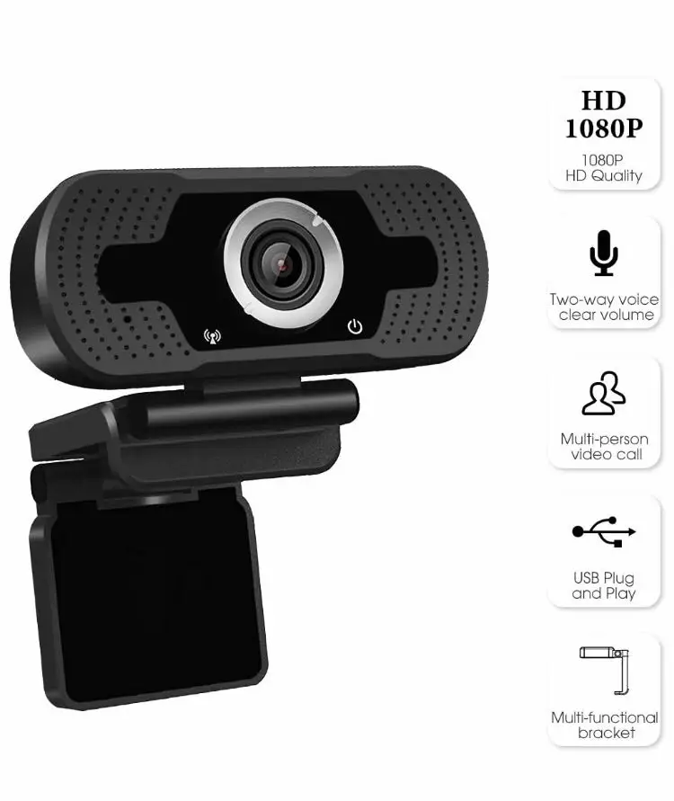 USB Web Camera 1080P HD 5MP Auto Focus Computer Camera Webcams Built-In Sound-absorbing Microphone 1920 *1080 Dynamic Resolution
USB Web Camera 1080P HD 5MP Auto Focus Computer Camera Webcams Built-In Sound-absorbing Microphone 1920 *1080 Dynamic Resolution