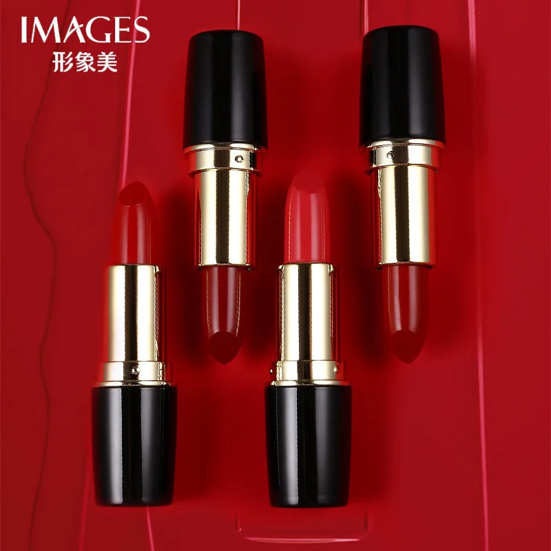 

Images Lipstick Long-lasting Moisturizer Vitamin E Lip Shaped Waterproof Makeup Matte Lipsticks Non-stick Lip Gloss Nutritious