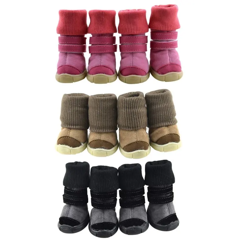 Winter Pet Shoes Anti-slip Cotton Dog Shoes Soft Leather Cashmere Warm Booties Boots Belt Products for Animals Dog Snow Boots
Winter Pet Shoes Anti-slip Cotton Dog Shoes Soft Leather Cashmere Warm Booties Boots Belt Products for Animals Dog Snow Boots