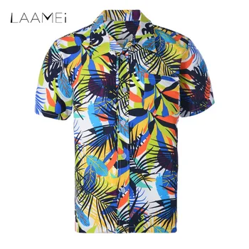Men Short Sleeve Shirts Beach Shirt Hawaiian Shirt Streetwear Summer Palm Tree Print Mens Shirt Camisa Masculina 
Men Short Sleeve Shirts Beach Shirt Hawaiian Shirt Streetwear Summer Palm Tree Print Mens Shirt Camisa Masculina