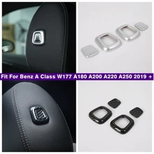 Seat Head Pillow Headrest Button Cover Trim Fit For Mercedes Benz A Class W177 A180 A200 A220 A250 2019 - 2021 Carbon Fiber ABS 
Seat Head Pillow Headrest Button Cover Trim Fit For Mercedes Benz A Class W177 A180 A200 A220 A250 2019 - 2021 Carbon Fiber ABS