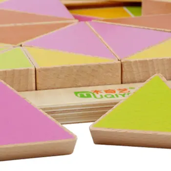 Boys Girls Children Wooden Teaching Aids Triangle Jigsaw Puzzle Board Game R7RB
Boys Girls Children Wooden Teaching Aids Triangle Jigsaw Puzzle Board Game R7RB