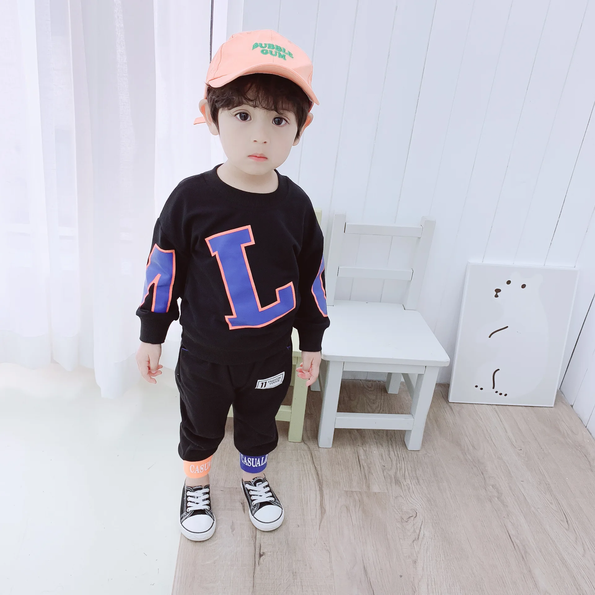 BOY'S CHILDREN'S Sweater 2020 Children Baby Spring And Autumn English Lettered Crew Neck Two-Piece Set Childrenswear
BOY'S CHILDREN'S Sweater 2020 Children Baby Spring And Autumn English Lettered Crew Neck Two-Piece Set Childrenswear