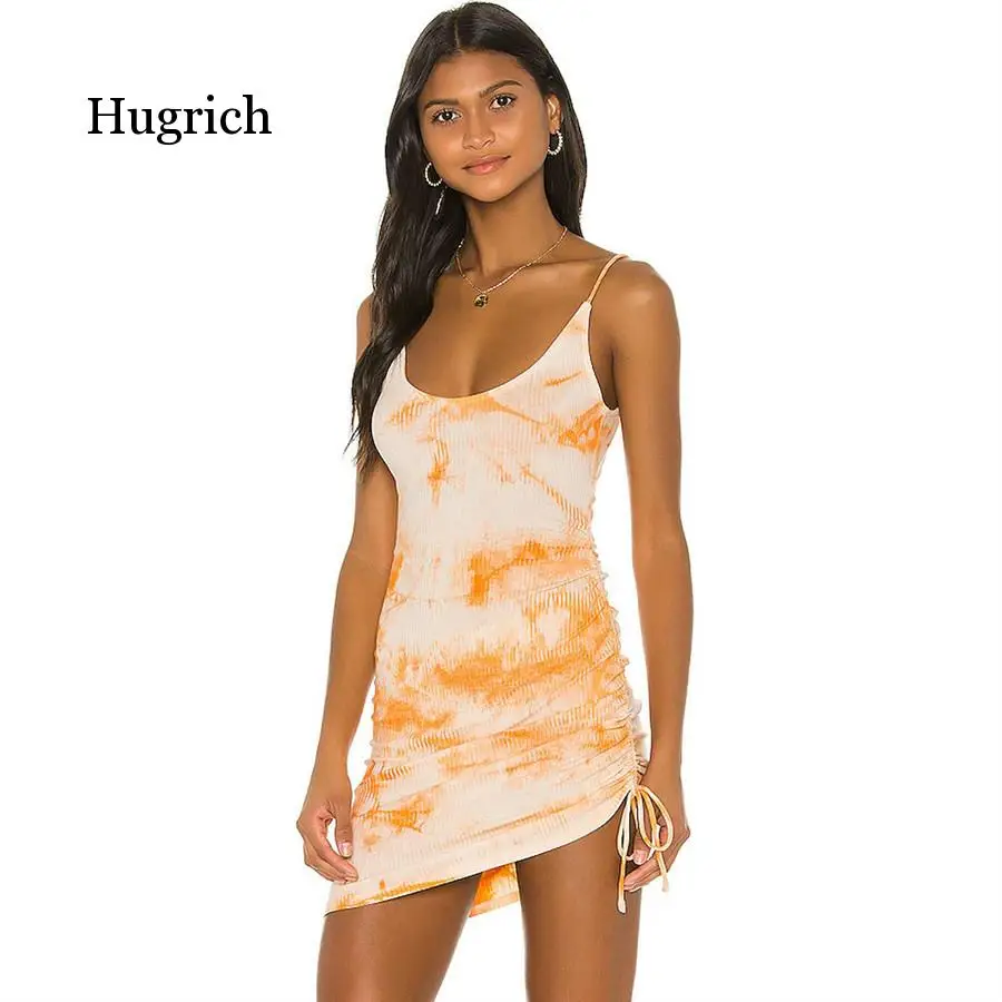 Casual Spaghetti Strap Low-Neck Mini Dresses Women Summer Bodycon Printing Elastic Slim Lady High Waist
Casual Spaghetti Strap Low-Neck Mini Dresses Women Summer Bodycon Printing Elastic Slim Lady High Waist
