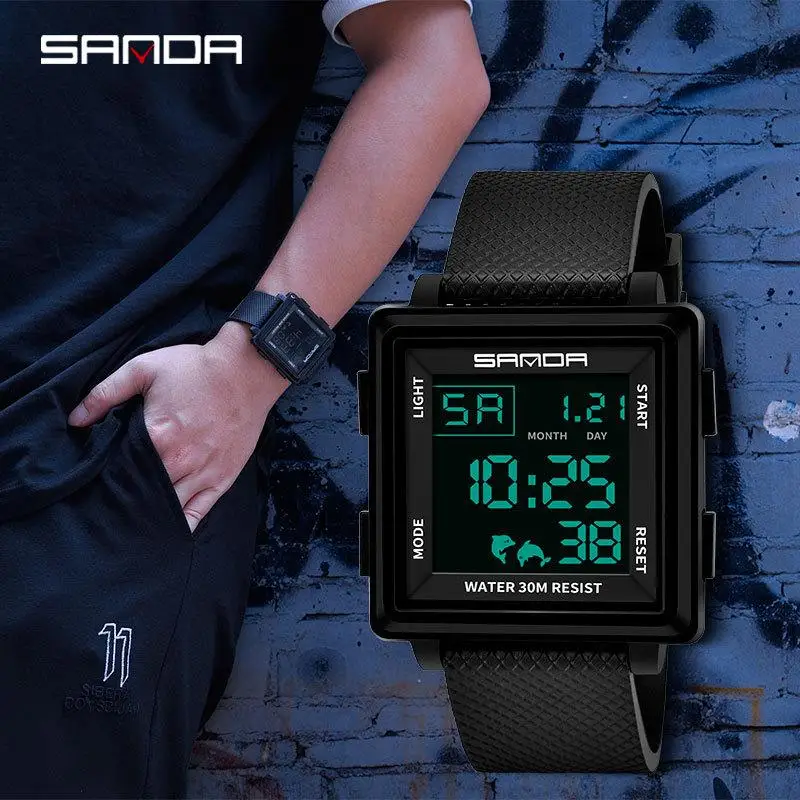Relogio Masculino Men's Digital Watch Men Chronograph Wrist Watches Waterproof Silicone Sports Running Outdoor Watch Clock 2019
Relogio Masculino Men's Digital Watch Men Chronograph Wrist Watches Waterproof Silicone Sports Running Outdoor Watch Clock 2019