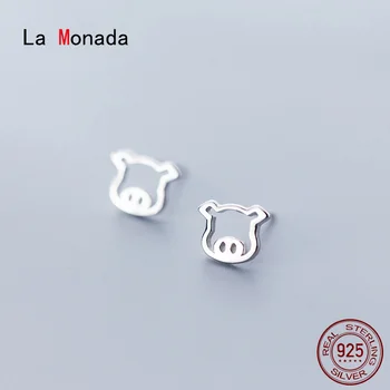 La Monada Pig Zodiac Minimalist Sterling Silver Stud Earrings Women Fine 925 Silver Jewelry Woman Earrings Stud Silver 925
La Monada Pig Zodiac Minimalist Sterling Silver Stud Earrings Women Fine 925 Silver Jewelry Woman Earrings Stud Silver 925