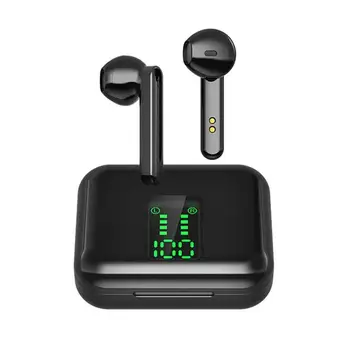 Wireless bluetooth headset digital display LED semi-in-ear new smart headset
Wireless bluetooth headset digital display LED semi-in-ear new smart headset