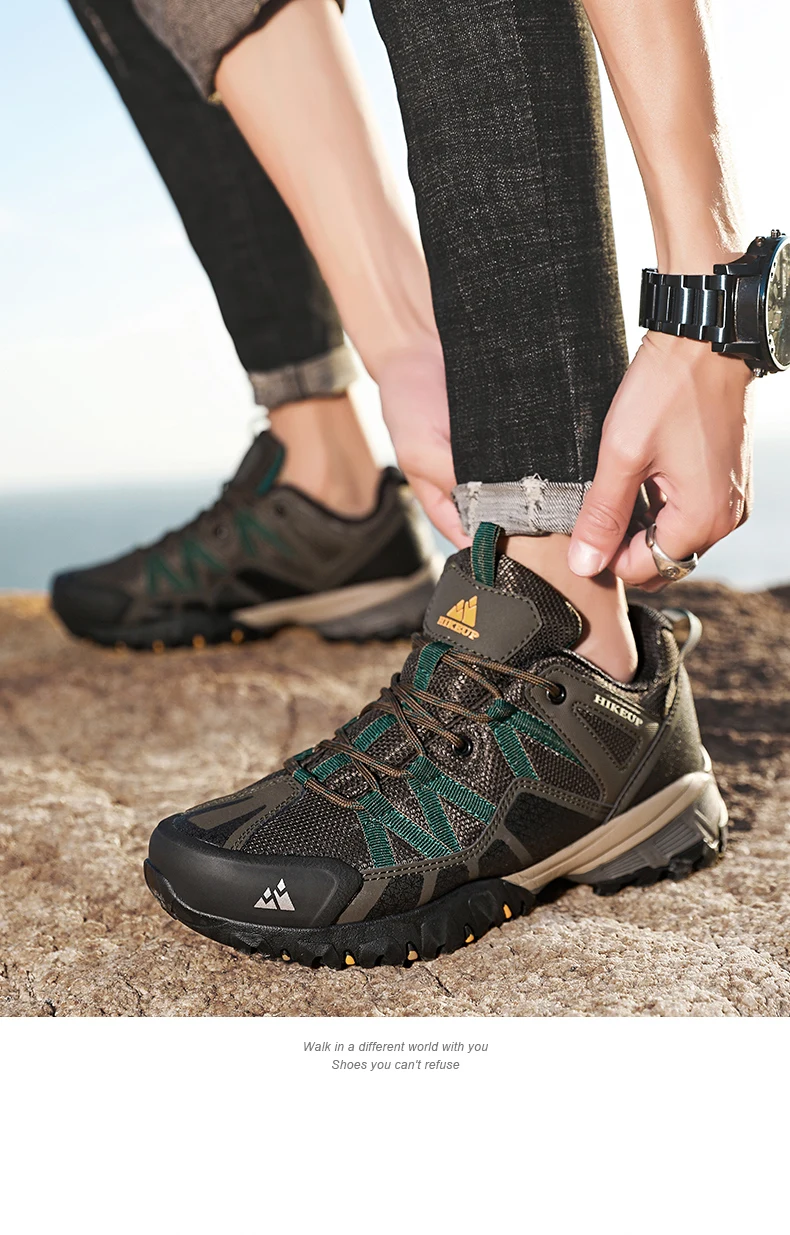 Hiking Shoes Mesh Fabric Mountain Climbing Shoes Outdoor Trekking Sneakers Fishing Hunting Boots Hiking Shoes Mesh Fabric Mountain Climbing Shoes Outdoor Trekking Sneakers Fishing Hunting Boots