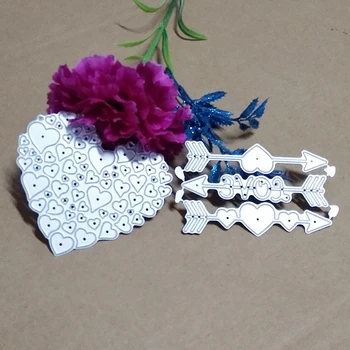 Arrow Dies Scrapbooking Love Heart Metal Cutting Dies Valentine Die Cuts for Card Making Craft Embossing Gift for Lover New 2020
Arrow Dies Scrapbooking Love Heart Metal Cutting Dies Valentine Die Cuts for Card Making Craft Embossing Gift for Lover New 2020