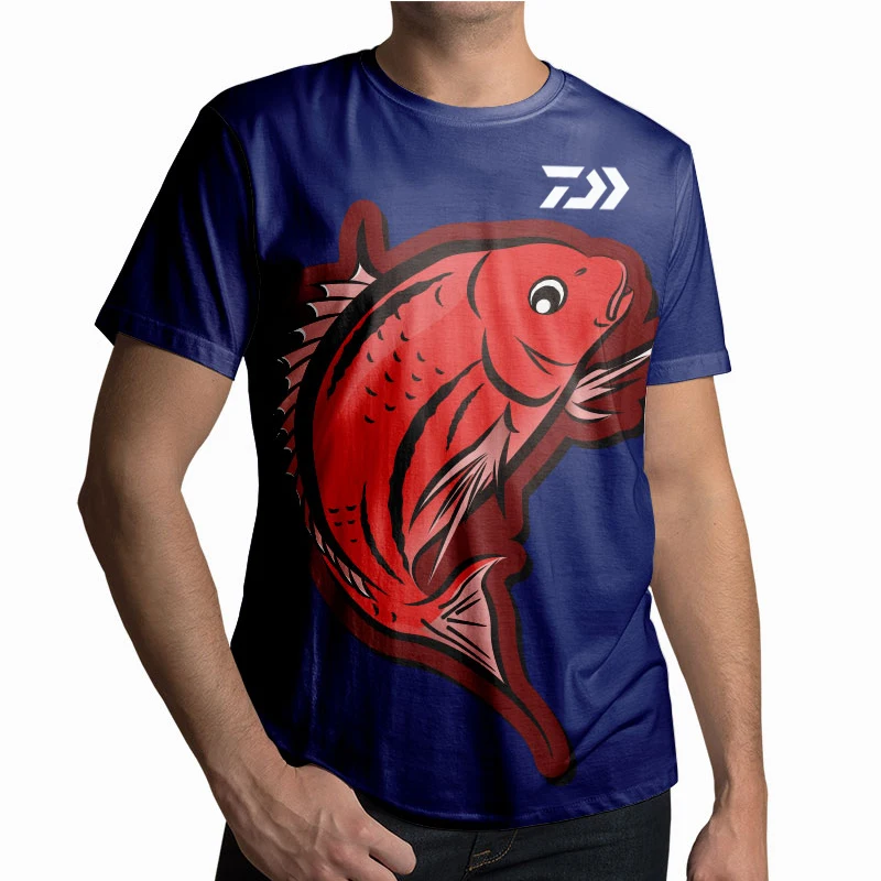 2020 Summer Daiwa Clothes for Fishing Tshirt Men Outdoor Sports Anti-sweat Breathable Quick Dry Golf Running Clothing 
2020 Summer Daiwa Clothes for Fishing Tshirt Men Outdoor Sports Anti-sweat Breathable Quick Dry Golf Running Clothing