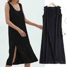 Elmsk Enlgand High Street Solid Balck Forking Sexy Sleeveless Dress Women Vestidos De Fiesta De Noche Summer Tank Vestidos
Elmsk Enlgand High Street Solid Balck Forking Sexy Sleeveless Dress Women Vestidos De Fiesta De Noche Summer Tank Vestidos