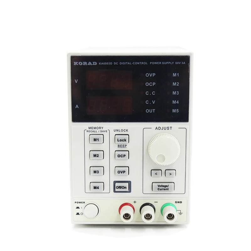 

KORAD KA6003D High Precision The Lab programmable Adjustable Digital Regulated power supply DC Power Supply 60V/3A mA 4Ps