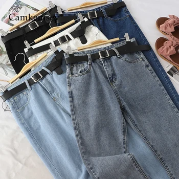 Camkemsey Basic Solid Straight Jeans Woman 2020 Spring Autumn Casual High Waist Ankle Length Mom Jeans Female Denim Pants
Camkemsey Basic Solid Straight Jeans Woman 2020 Spring Autumn Casual High Waist Ankle Length Mom Jeans Female Denim Pants