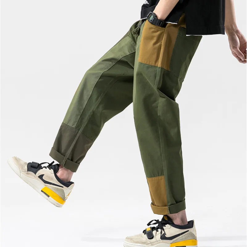 Spring new ins Hong Kong Style personalized patch beggar pants men's color matching straight casual pants fashion trend
Spring new ins Hong Kong Style personalized patch beggar pants men's color matching straight casual pants fashion trend