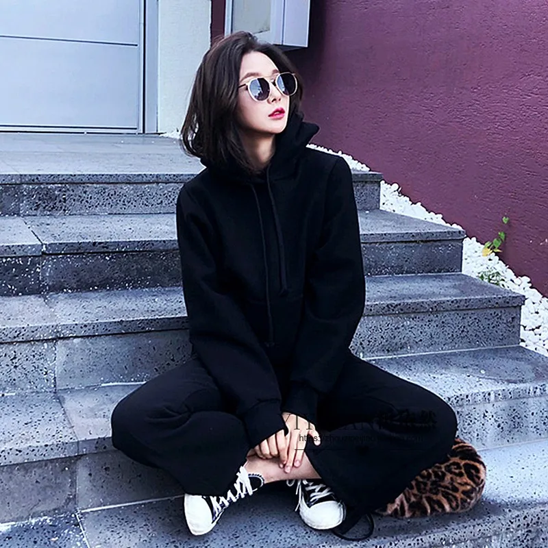 2019 Sports Set Autumn Korean-style Loose-Fit Hoodie Women's Slim Fit Sheath Bell-bottom Pants Casual Two-Piece Women's
2019 Sports Set Autumn Korean-style Loose-Fit Hoodie Women's Slim Fit Sheath Bell-bottom Pants Casual Two-Piece Women's