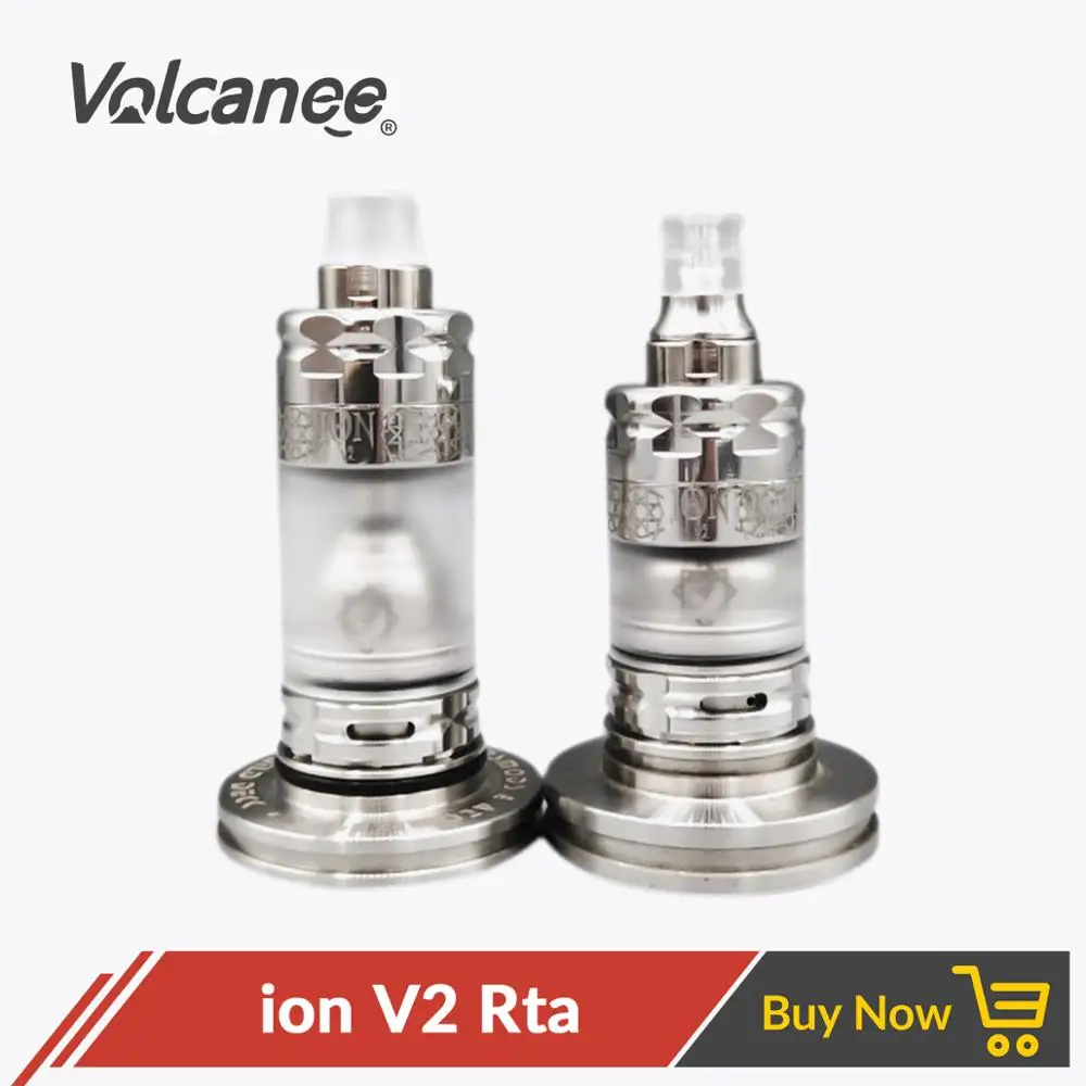 Volcanee ION V2 Style MTL RTA Rebuildable Tank 316 Stainless Steel 2ml/4ml Capacity 23mm Diameter Vape Tank for 510 Box Mod
Volcanee ION V2 Style MTL RTA Rebuildable Tank 316 Stainless Steel 2ml/4ml Capacity 23mm Diameter Vape Tank for 510 Box Mod
