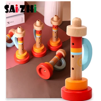 Saizhi 2019 New Arrival Multi-Color Baby kids Wooden Horn Hooter Trumpet Instruments Music Toys Fun Gift Toys For Children
Saizhi 2019 New Arrival Multi-Color Baby kids Wooden Horn Hooter Trumpet Instruments Music Toys Fun Gift Toys For Children