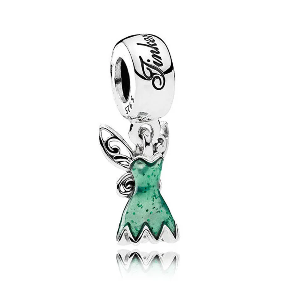 Tinker Bell's Dress Dangle Dangle Charm fit Lady Bracelet Bangle Pendant Bead Authentic 925 Sterling Silver DIY Jewelry
Tinker Bell's Dress Dangle Dangle Charm fit Lady Bracelet Bangle Pendant Bead Authentic 925 Sterling Silver DIY Jewelry