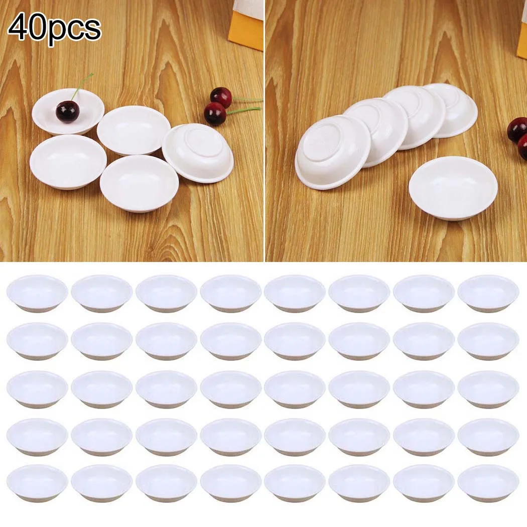 40pcs Kitchen Sauce Dish Dipping Soy Sauce Cup Plastic Sauce Bowl Seasoning Dish Appetizer Plates Kitchen Supplies
40pcs Kitchen Sauce Dish Dipping Soy Sauce Cup Plastic Sauce Bowl Seasoning Dish Appetizer Plates Kitchen Supplies