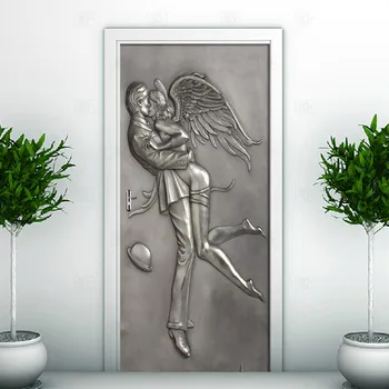 Embossed Couple Angel Bedroom Door Decoration Stickers Creative DIY Self-adhesive Wall Mural Wallpaper For Living Room 3D Decals 
Embossed Couple Angel Bedroom Door Decoration Stickers Creative DIY Self-adhesive Wall Mural Wallpaper For Living Room 3D Decals