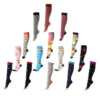 Socks Women And Men's Multi-color Running Elastic Calf Protection Socks Riding Pressure Socks Climbing Sport Colorful Socks Men
Socks Women And Men's Multi-color Running Elastic Calf Protection Socks Riding Pressure Socks Climbing Sport Colorful Socks Men