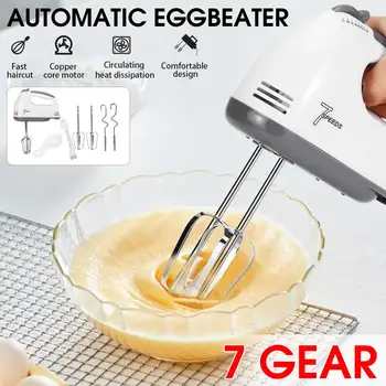 7 Speed Handheld Electric Food Mixer Dual Head Table Stand Cake Dough Mixer Egg Beater Blender Baking Whipping Cream Machine
7 Speed Handheld Electric Food Mixer Dual Head Table Stand Cake Dough Mixer Egg Beater Blender Baking Whipping Cream Machine