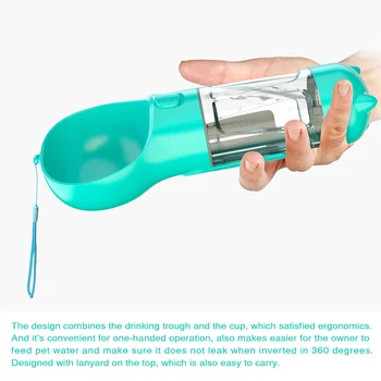 300ml Poop Shovel Travel Leak Proof Fashion For Dog With Filter Feeding ABS Portable Pet Water Bottle Multifunction Outdoor
300ml Poop Shovel Travel Leak Proof Fashion For Dog With Filter Feeding ABS Portable Pet Water Bottle Multifunction Outdoor