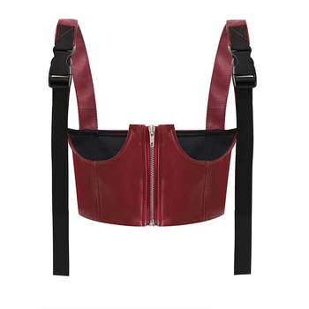 Wechery Women Leather Bra Tops Gothic Push Up Bra Corsage Sexy lingerie Corset Hot Fashion Party Bra Club Tops Wear Plus Size
Wechery Women Leather Bra Tops Gothic Push Up Bra Corsage Sexy lingerie Corset Hot Fashion Party Bra Club Tops Wear Plus Size